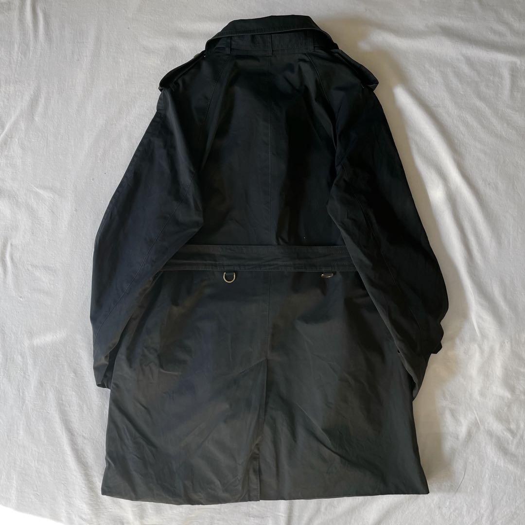 Aquascutum トレンチコート ブラック ベルト付き レナウン