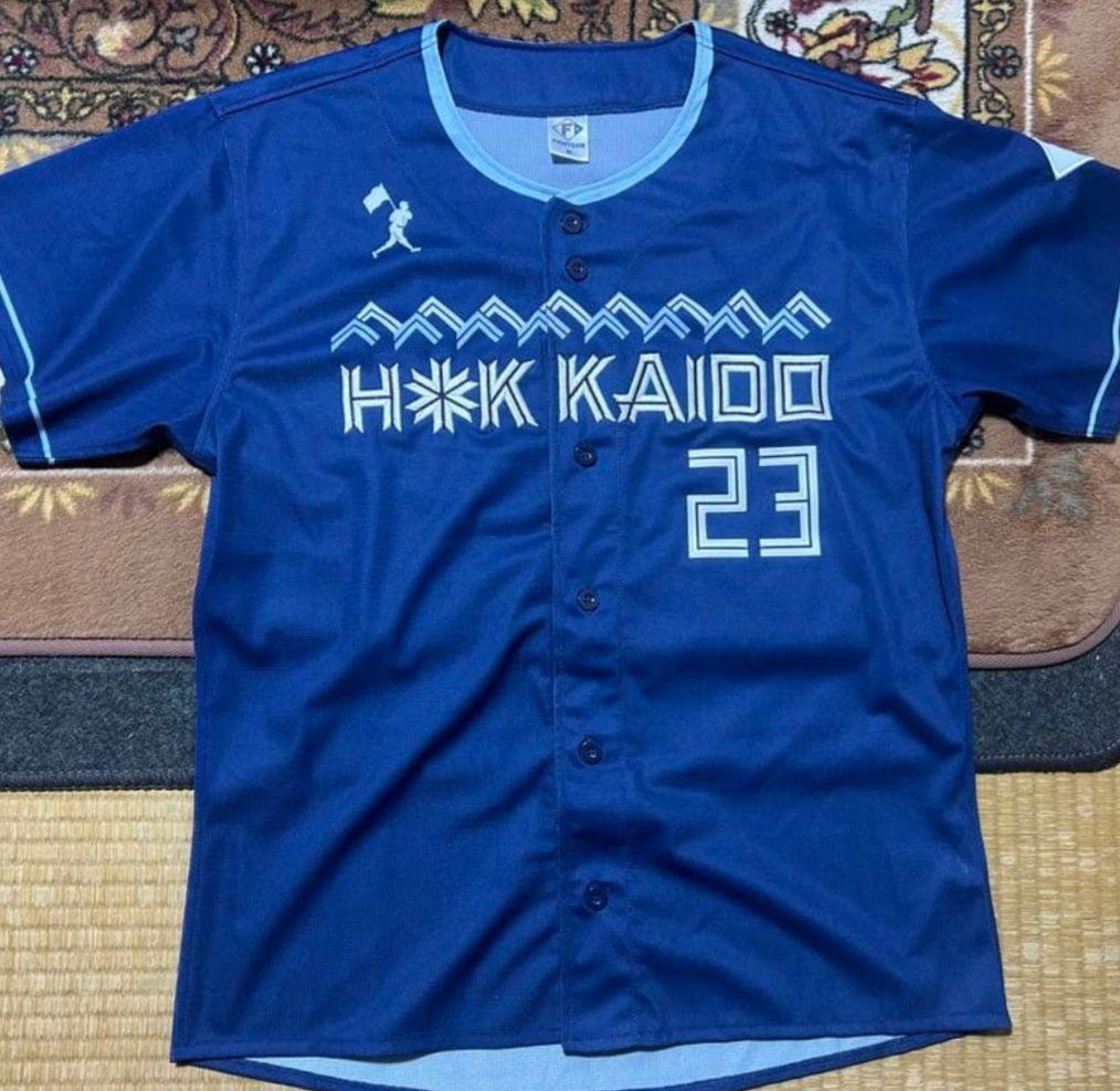 伏見寅威　We love Hokkaido ユニフォーム　Ｌ　ファイターズWLH 伏見寅威 We love Hokkaido ユニフォーム L ファイターズWLH - メルカリ