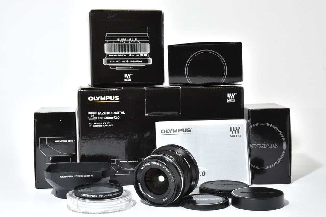 オリンパス M.ZUIKO DIGITAL ED 12mm F2.0 C490マイクロフォーサーズマウント