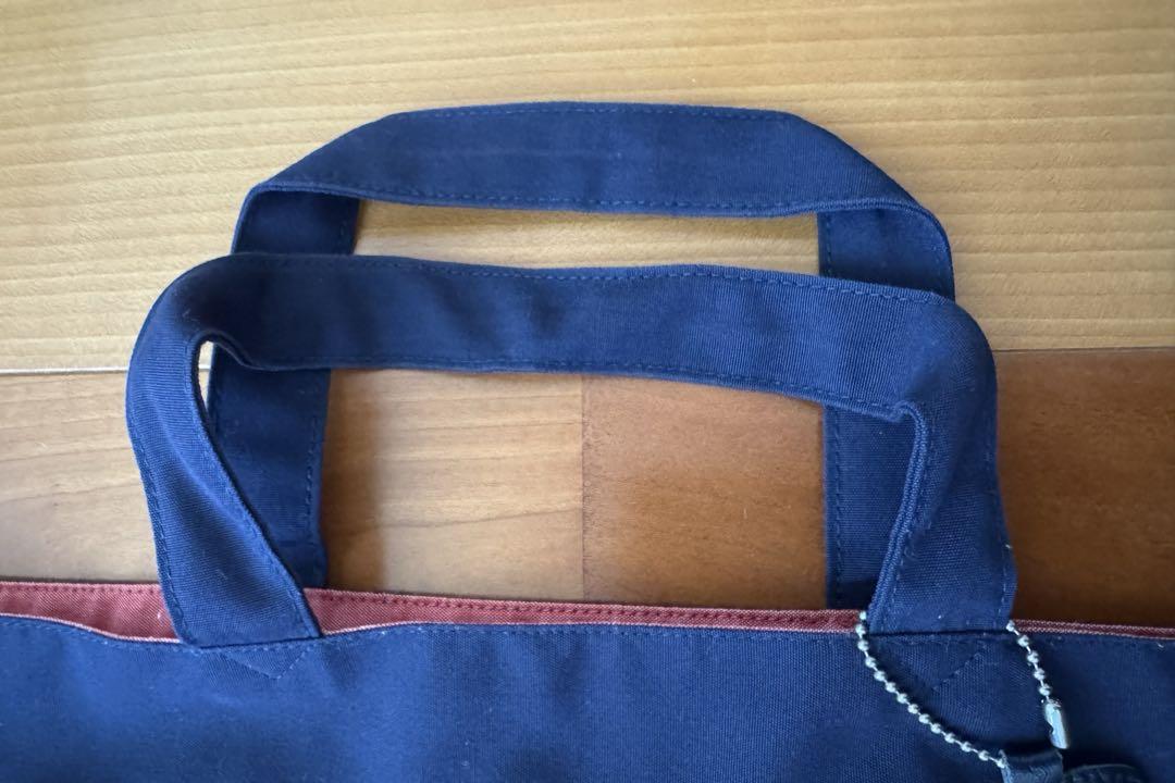 ♦︎ファミリア♦︎レッスンバッグ・約40cm×30cm・さくらんぼのチャーム付き