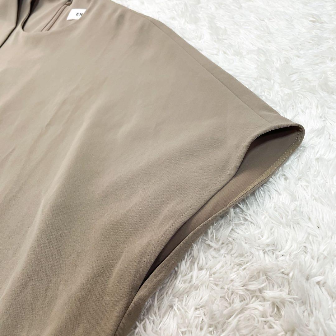 ENFOLD PEダブルクロス Square Tie PULLOVER ベージュ - メルカリ