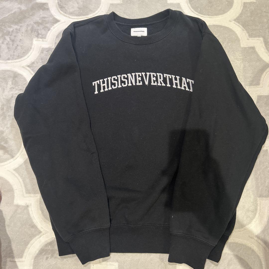 thisisneverthat アーチロゴトレーナー Lサイズ