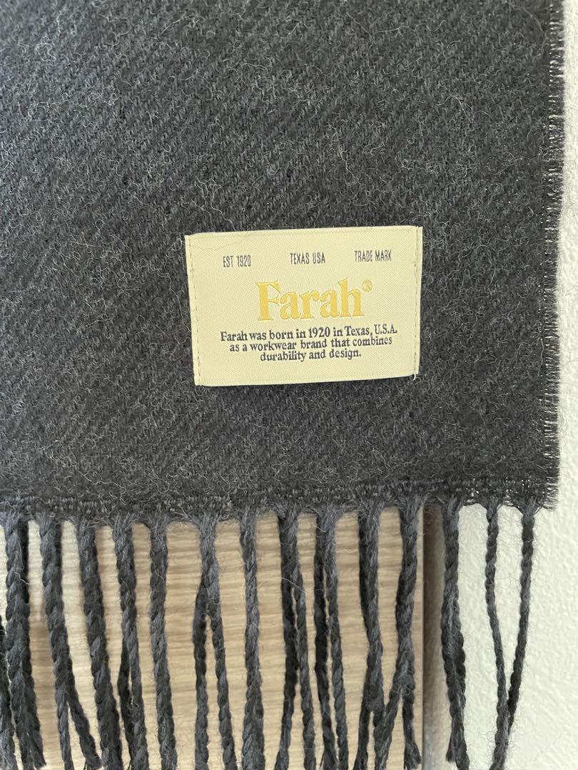 小物 FARAH WAKE Wool Reversible Muffler