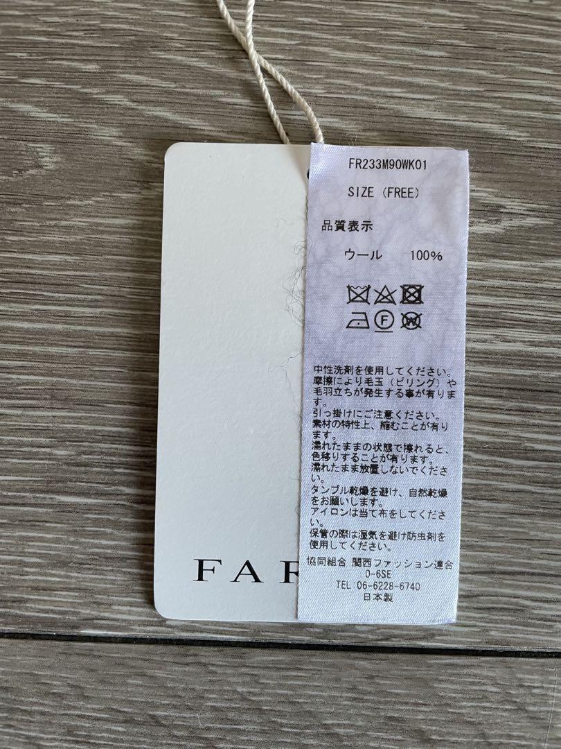小物 FARAH WAKE Wool Reversible Muffler