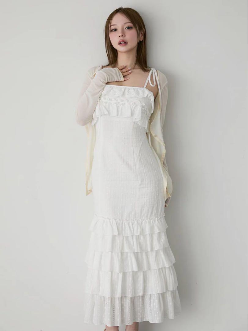 ワンピース Franka cotton dress White