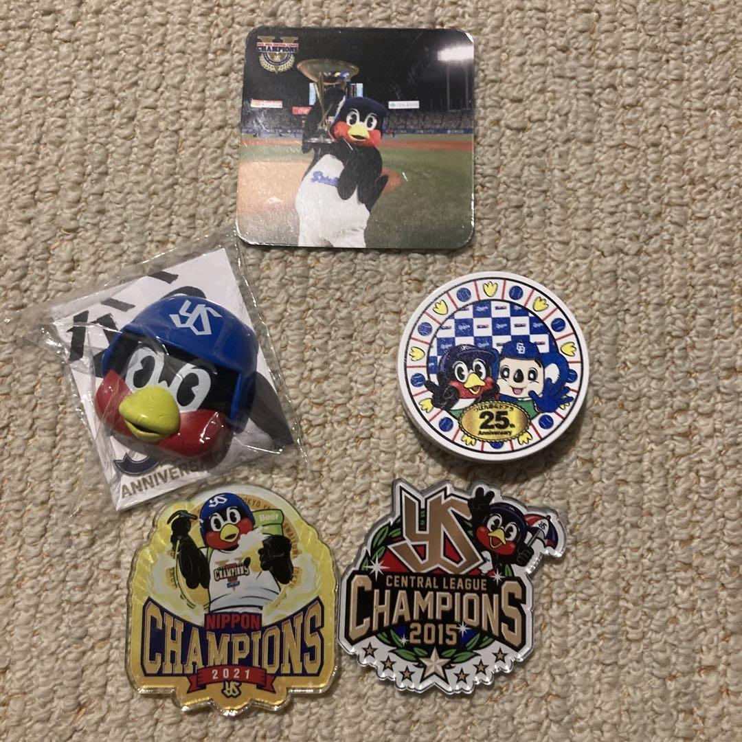 つば九郎　マグネット　5点セット