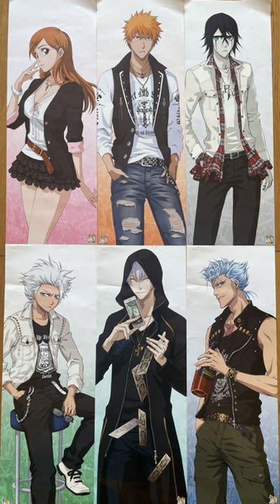 少し豊富な贈り物 BLEACH10周年記念人気キャラクター両面スマートポスター ポスター