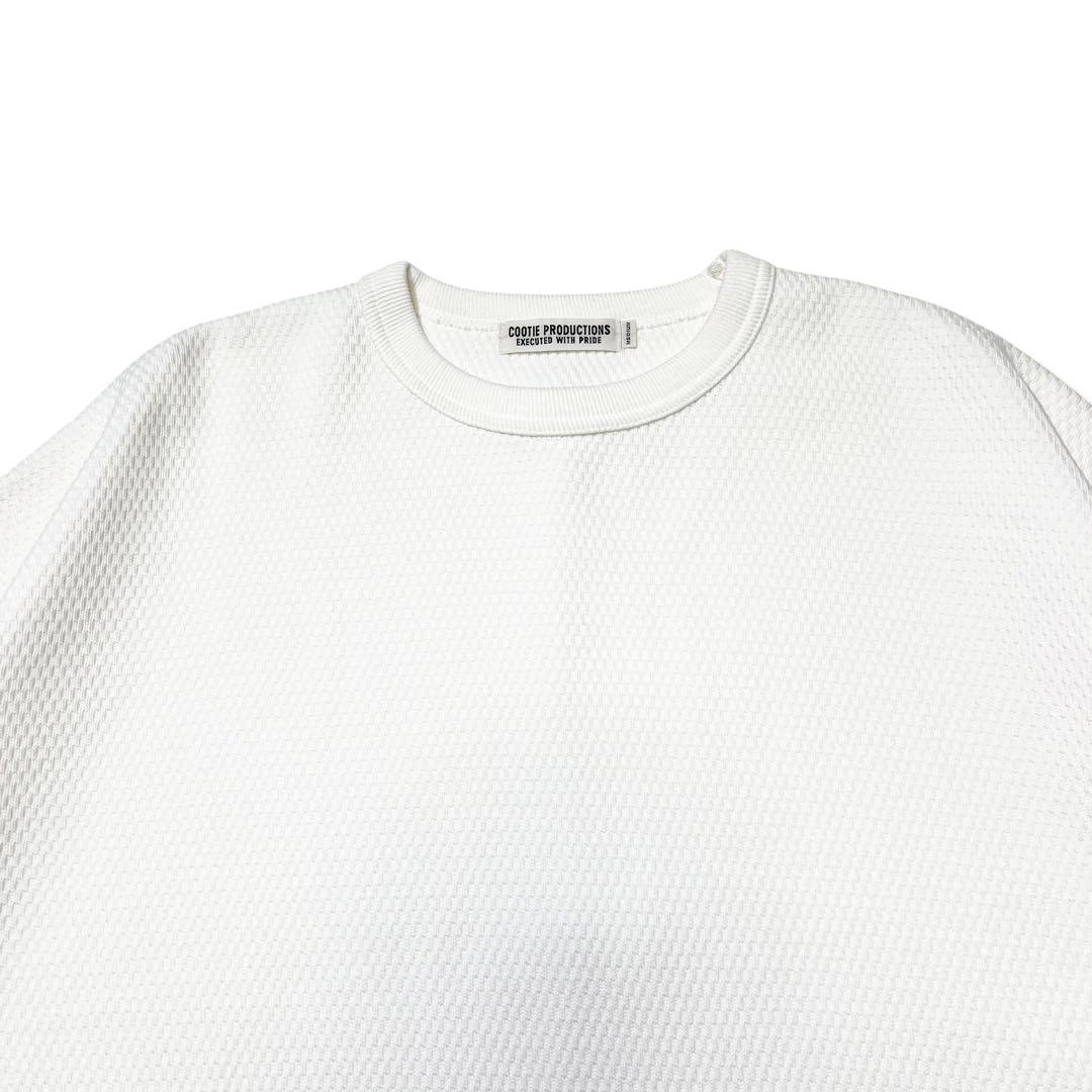 美品 COOTIE Heavy Honeycomb Thermal ホワイト M
