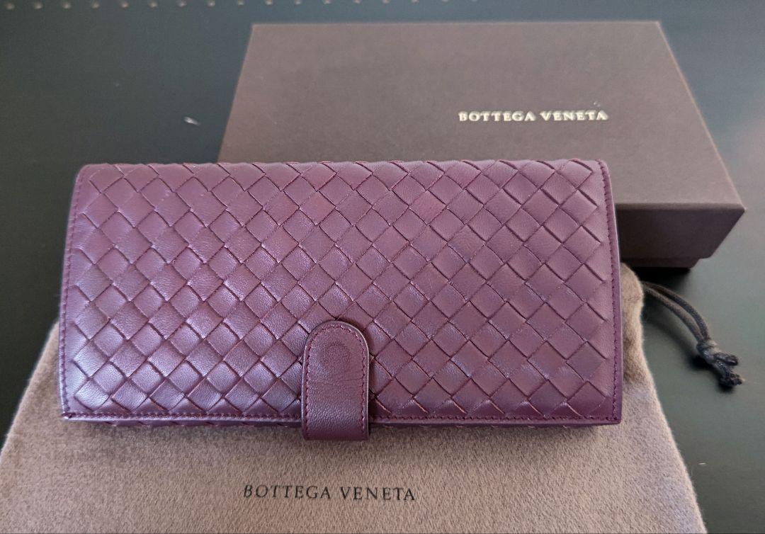 【未使用】BOTTEGA VENETA イントレチャート長財布