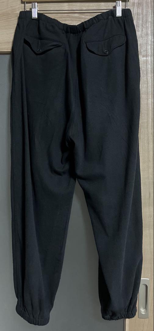 COMOLI 24ss シルクネップ ドローストリングパンツ