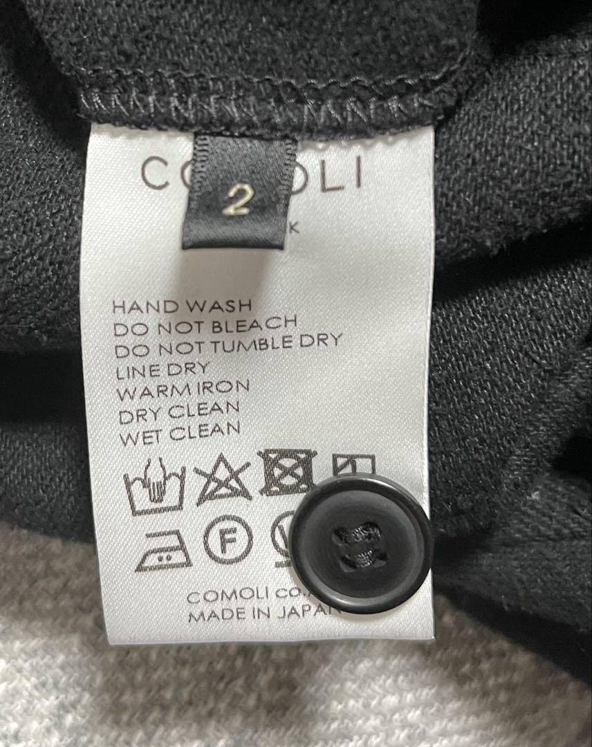 COMOLI 24ss シルクネップ ドローストリングパンツ