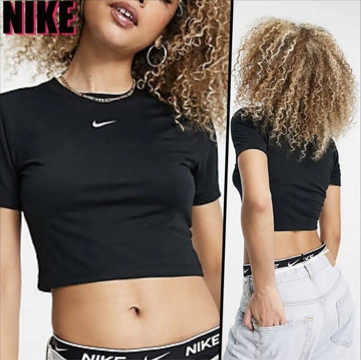 送料無料の通販 新品 NIKE ナイキ クロップトップ 半袖Tシャツ ダンス ショート Tシャツ(半袖+袖なし)