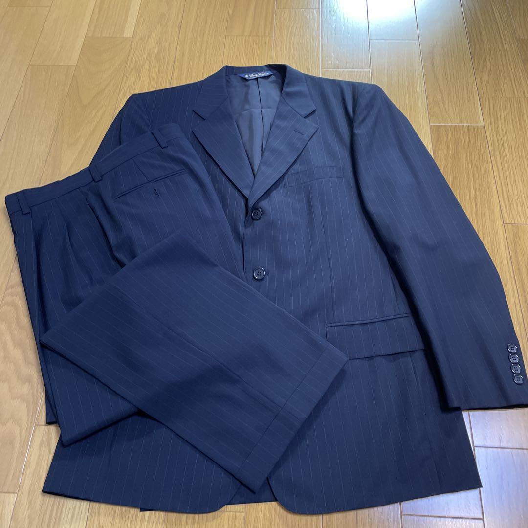 Brooks Brothers ネイビー ストライプスーツ