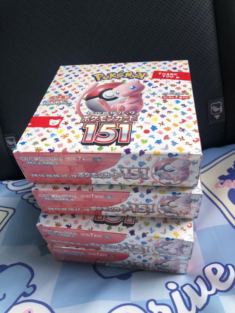 ポケモンカード　151 4ボックス　シュリンク付き　新品未開封