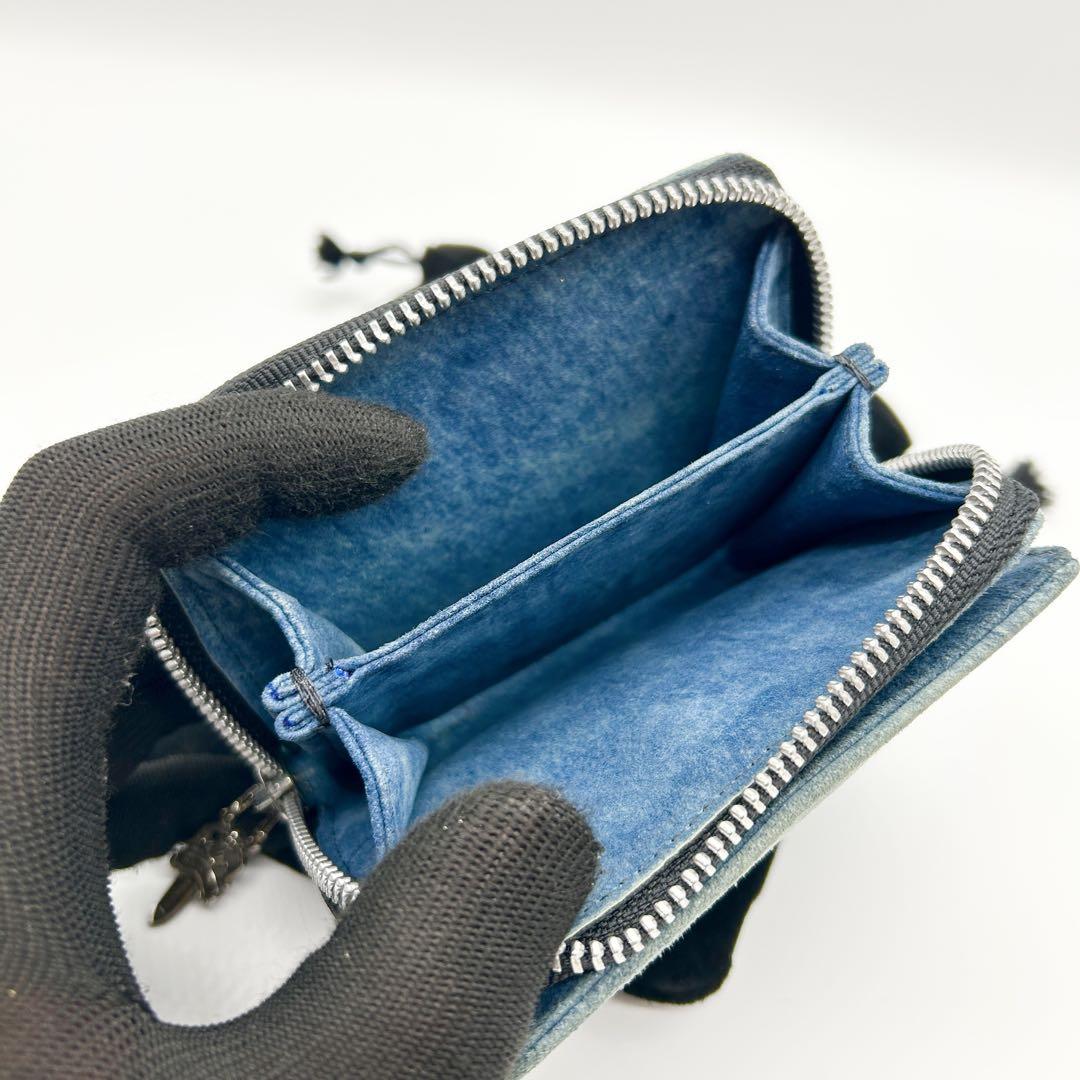 超希少 美品 CHROME HEARTS スクエア ジップビルウォレット 財布