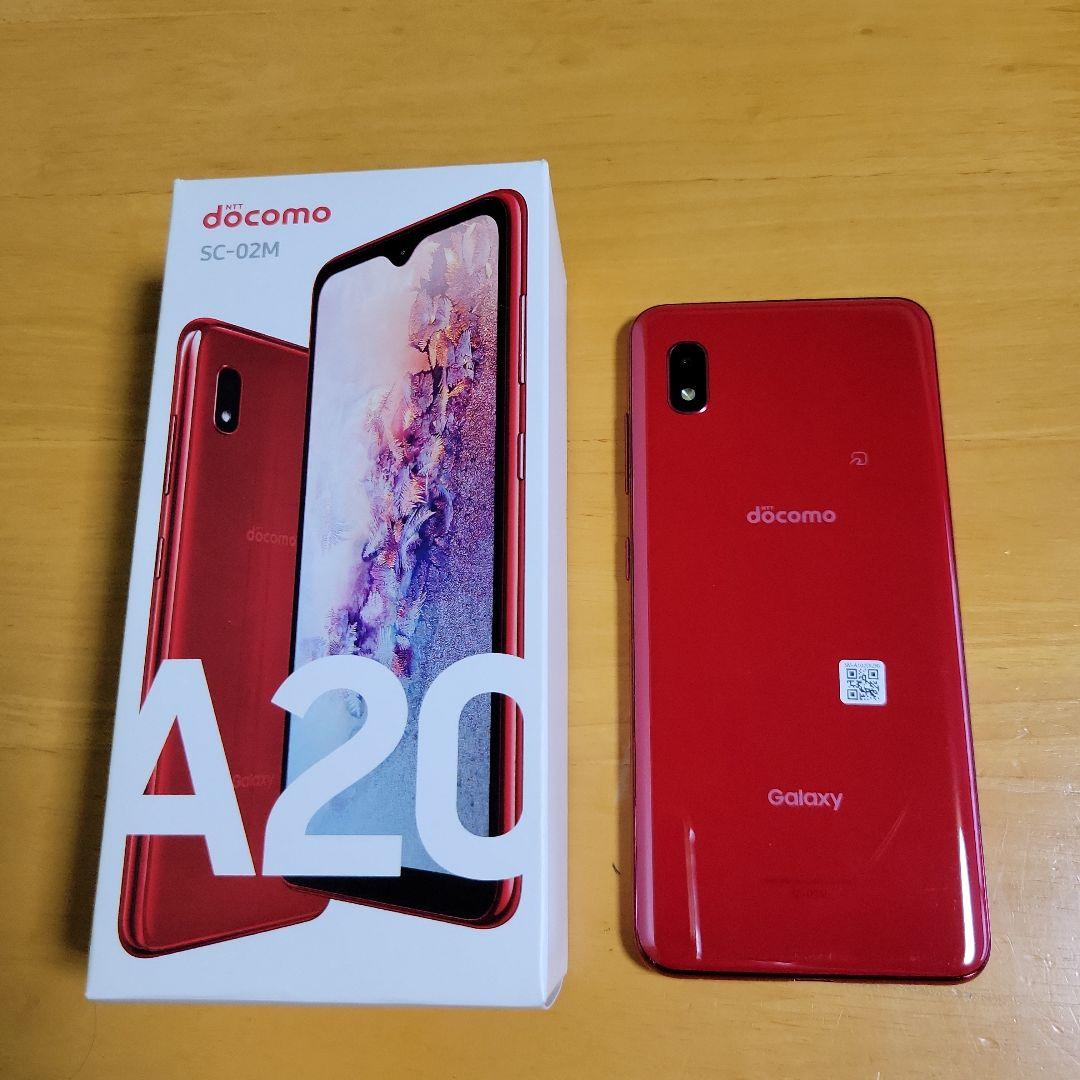 Galaxy A20 docomo 赤 美品 Amazon | docomo Galaxy A20 SC-02M レッド Red 白ロム | Galaxy