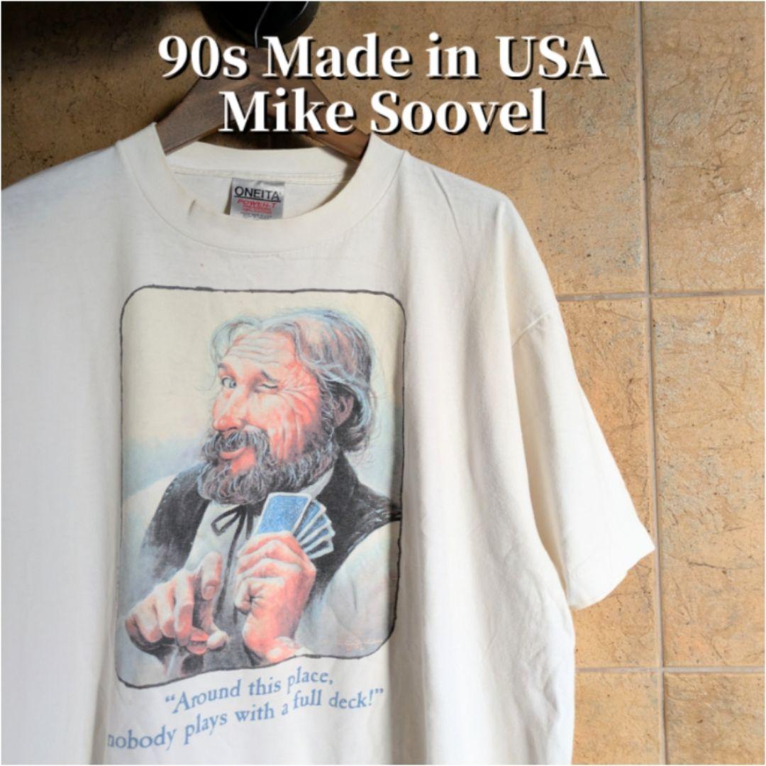 90s USA製 Mike Soovel Tシャツ シングルステッチ　XL