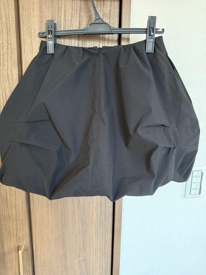 MOUSSY（マウジー）BALLOON ミニスカート バルーンスカートBLK