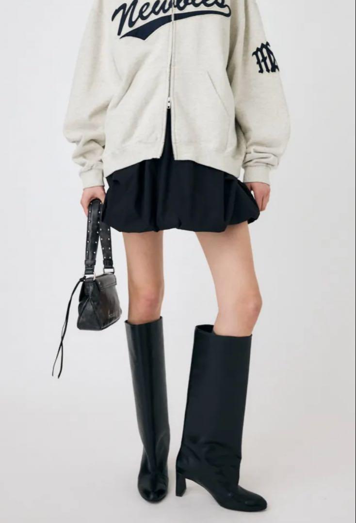 MOUSSY（マウジー）BALLOON ミニスカート バルーンスカートBLK
