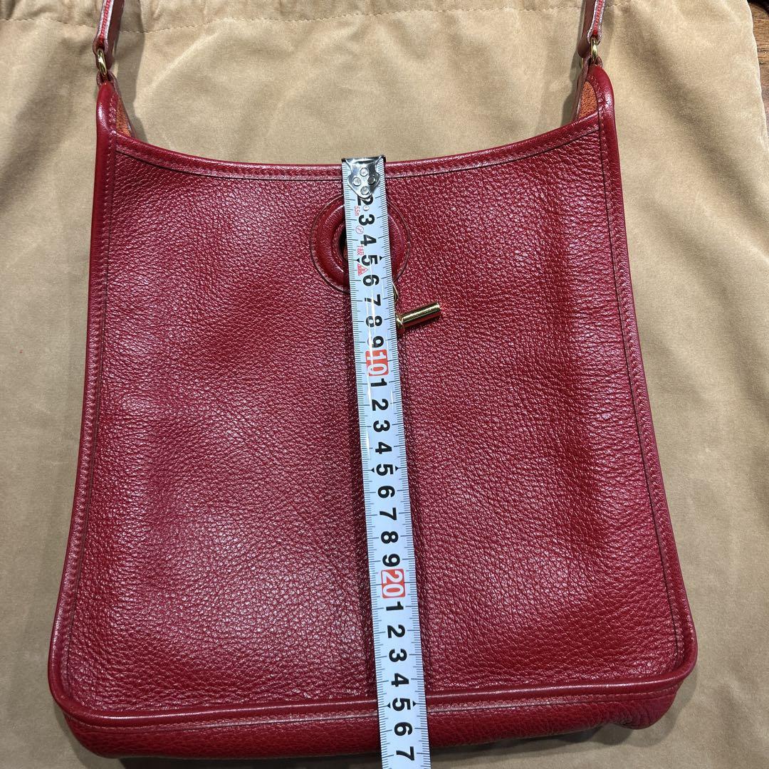 エルメス　ヴェスパ　レザー 赤