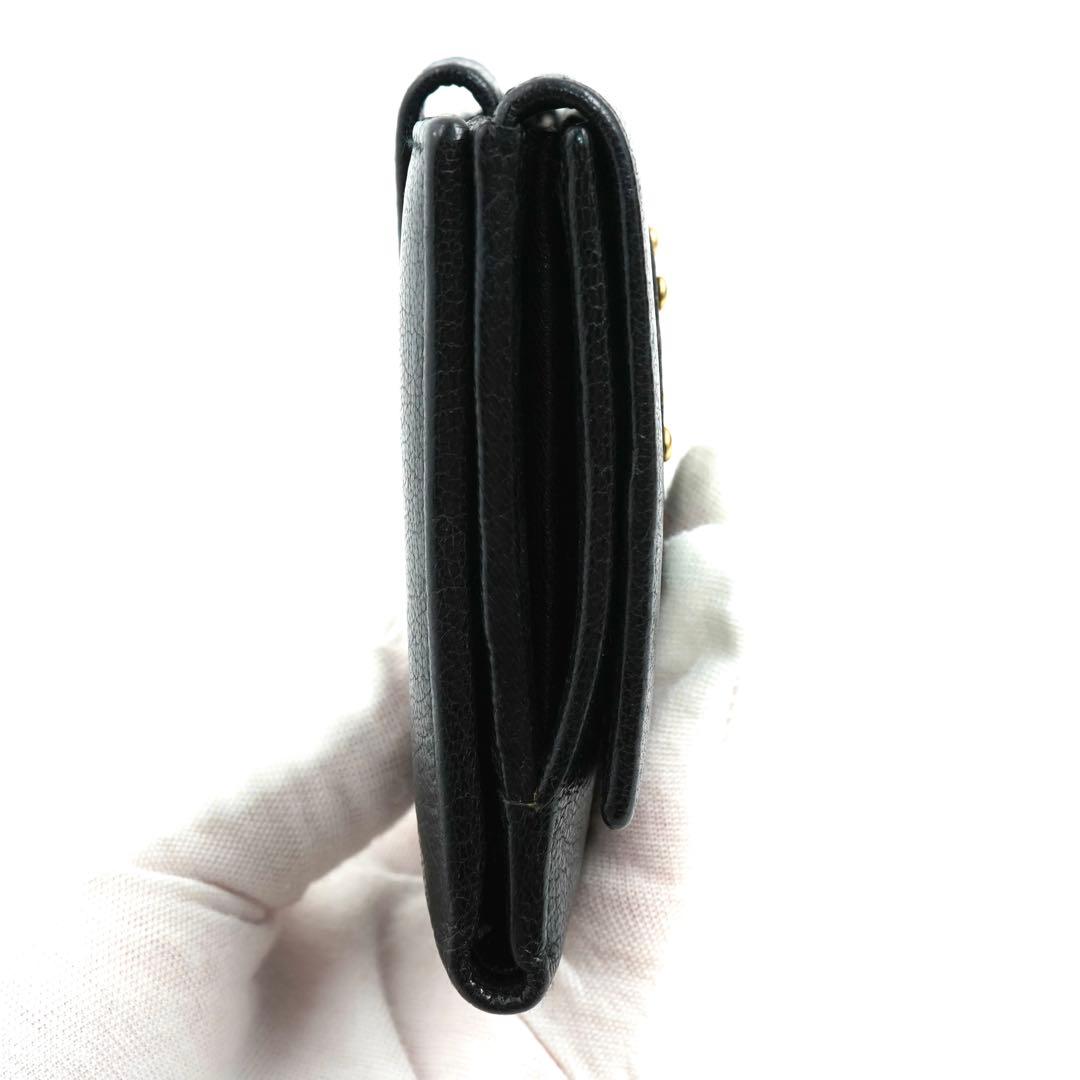 ✨新品未使用✨　GUCCI ミニ財布　GG柄　GGライン　スタッズ　折り財布