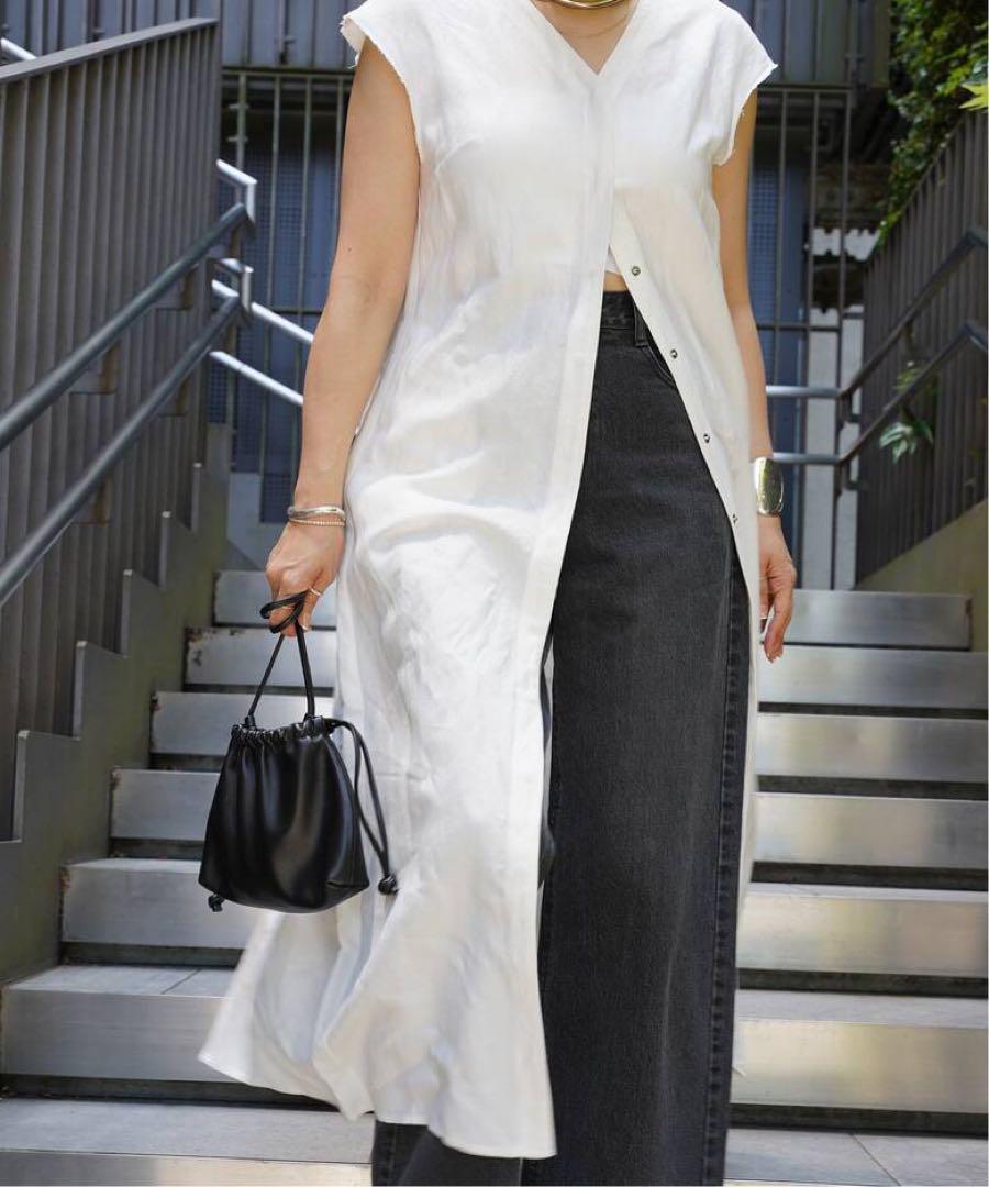 ワンピース ELENDEEK/ OPEN COLLAR SHIRT OP