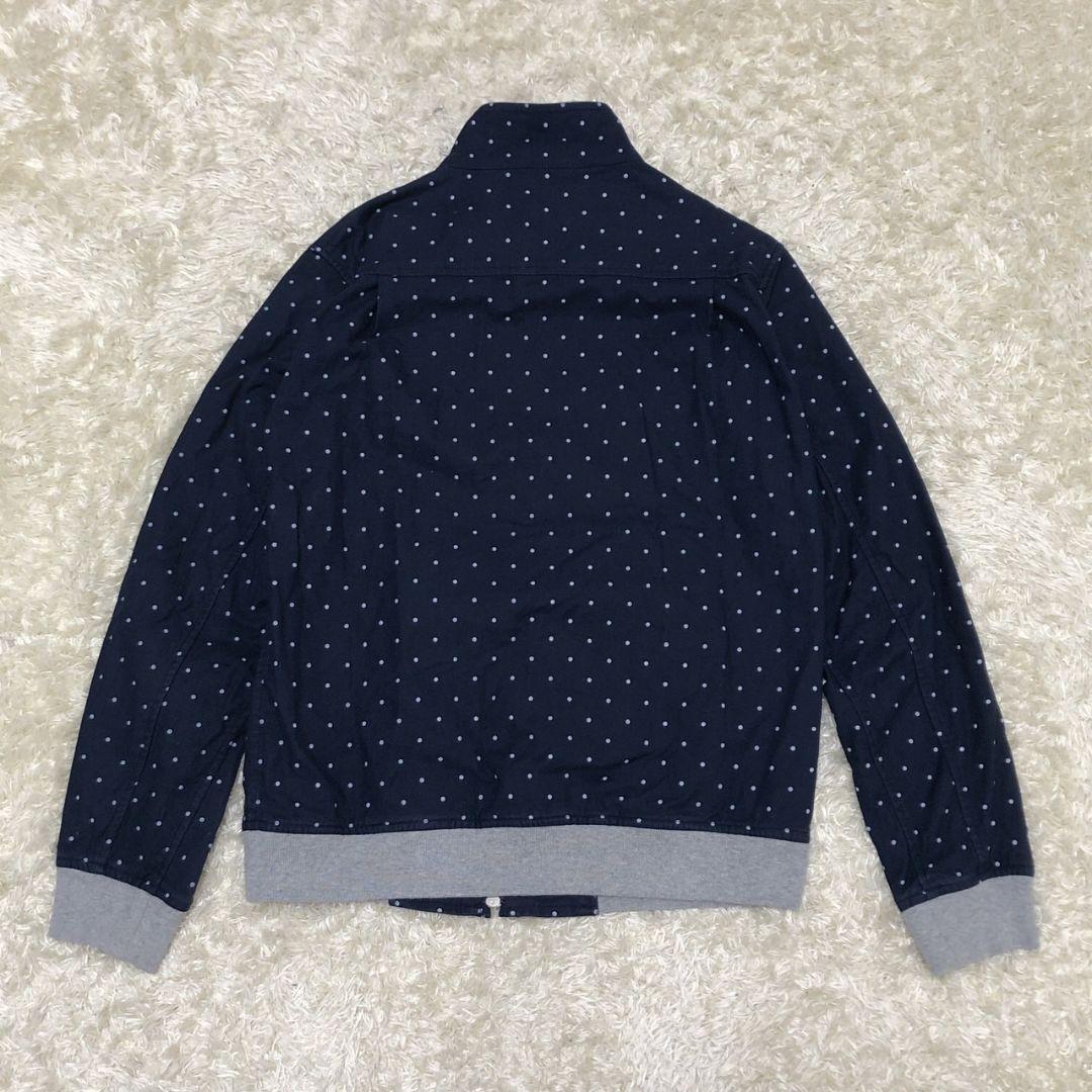 美品】FRED PERRY フレッドペリー 月桂樹 刺繍ロゴ ドット ブルゾン - メルカリ