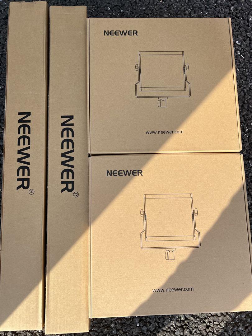 NEEWER ニーワー 2パック 撮影照明 ライト スタンドライト