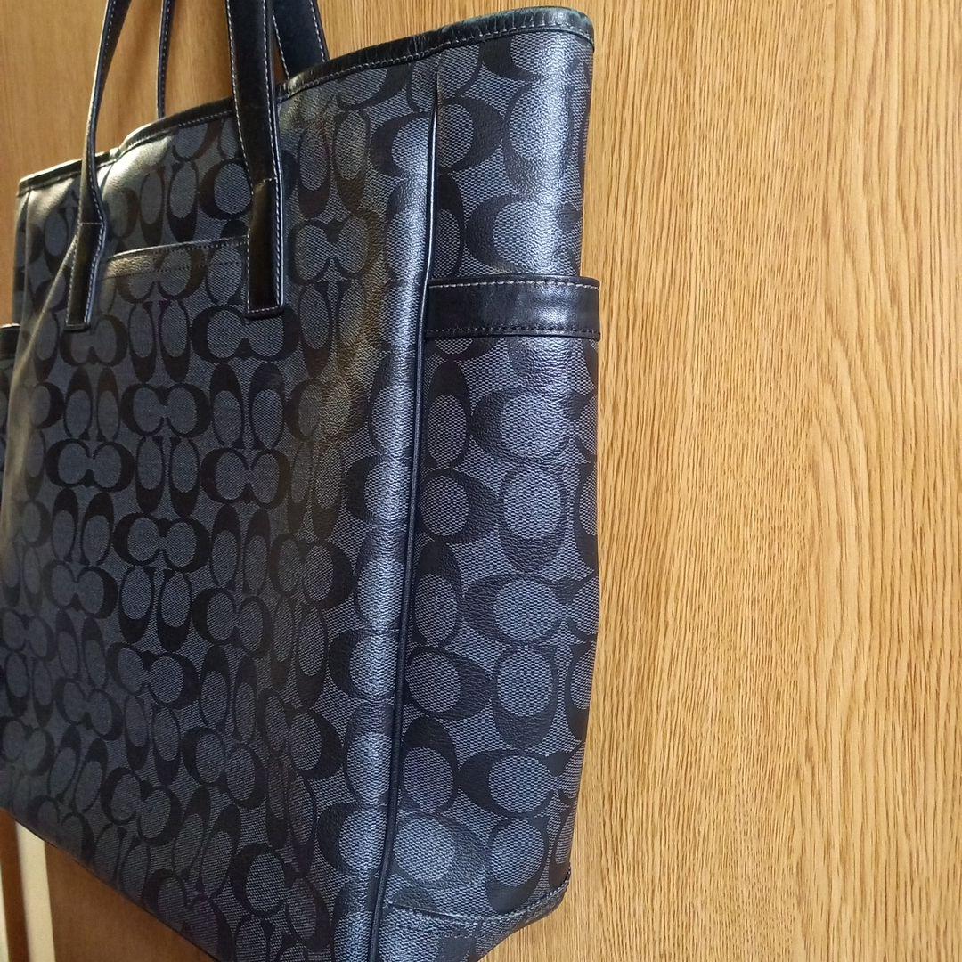 COACH シグネチャー トートバッグ ブラック