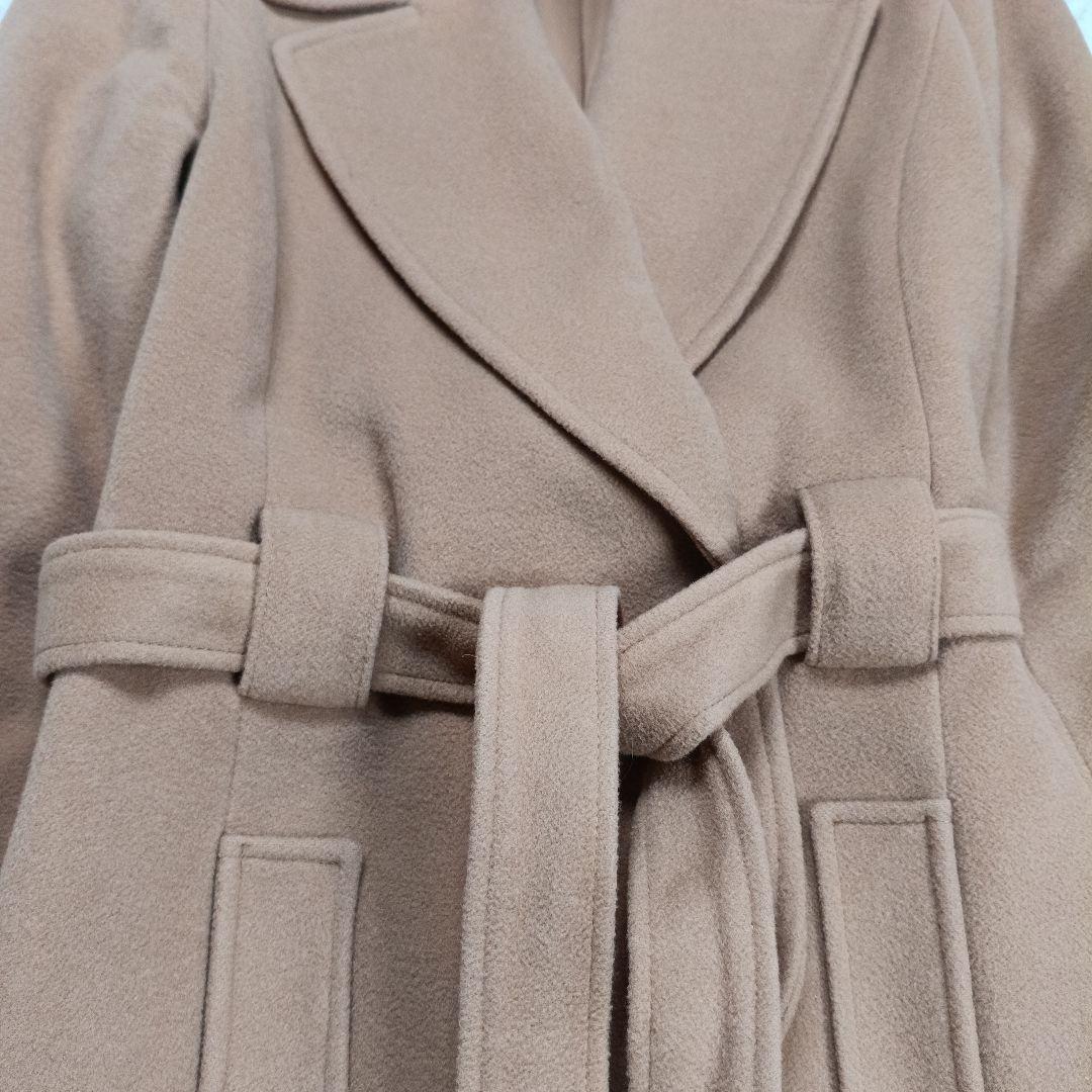 ローレンラルフローレン WrapCoat ウールカシミヤ キャメル イタリア生地 ローレンラルフローレン WrapCoat ウールカシミヤ キャメル イタリア生地