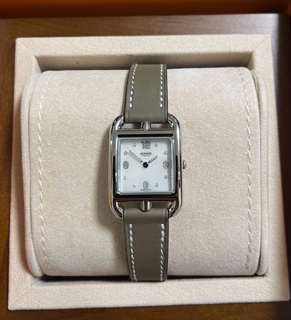 マザーオブパール ケープコッド 腕時計 PM HERMES エルメス 時計