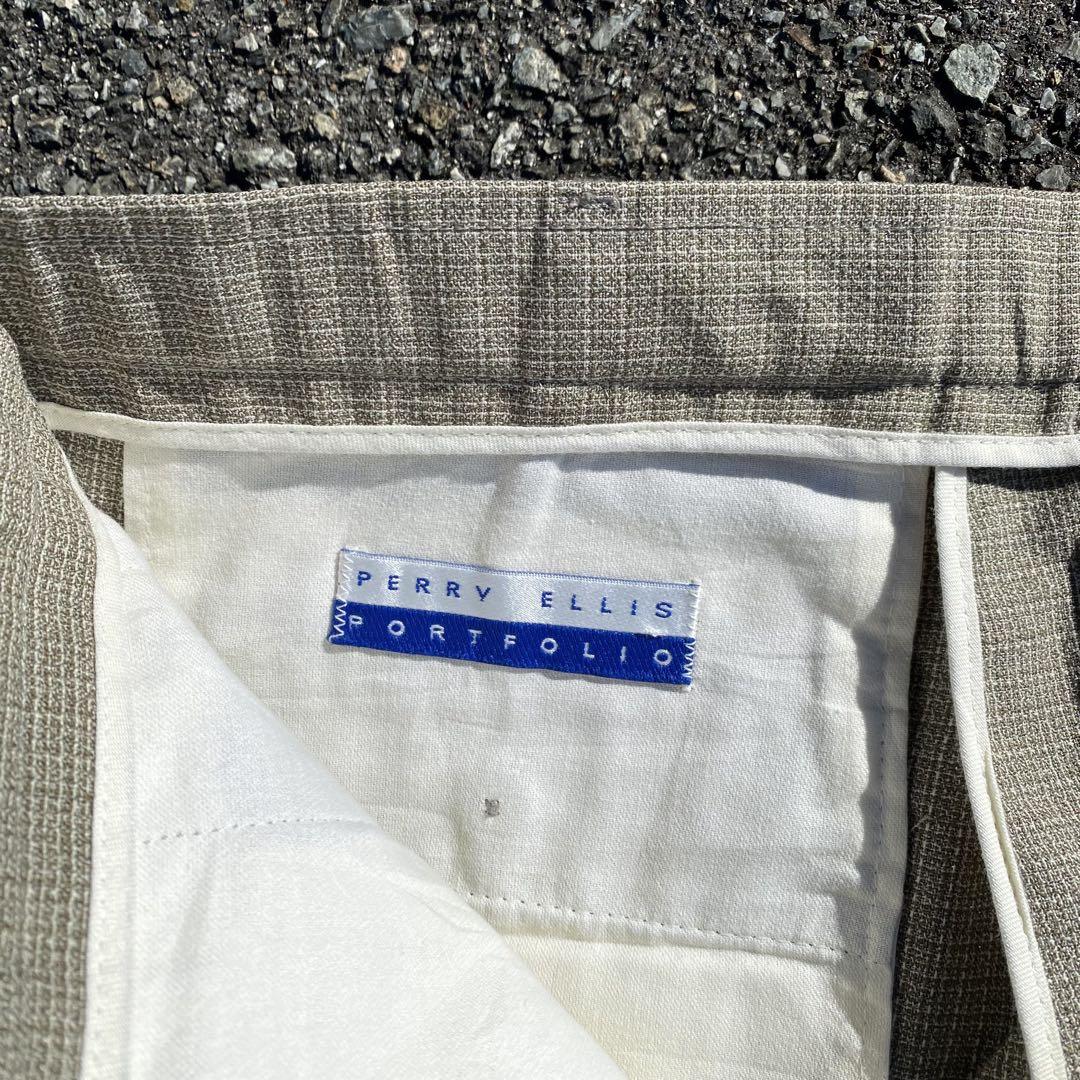 perry ellis 80s〜 ツータックスラックス w33 ヴィンテージ