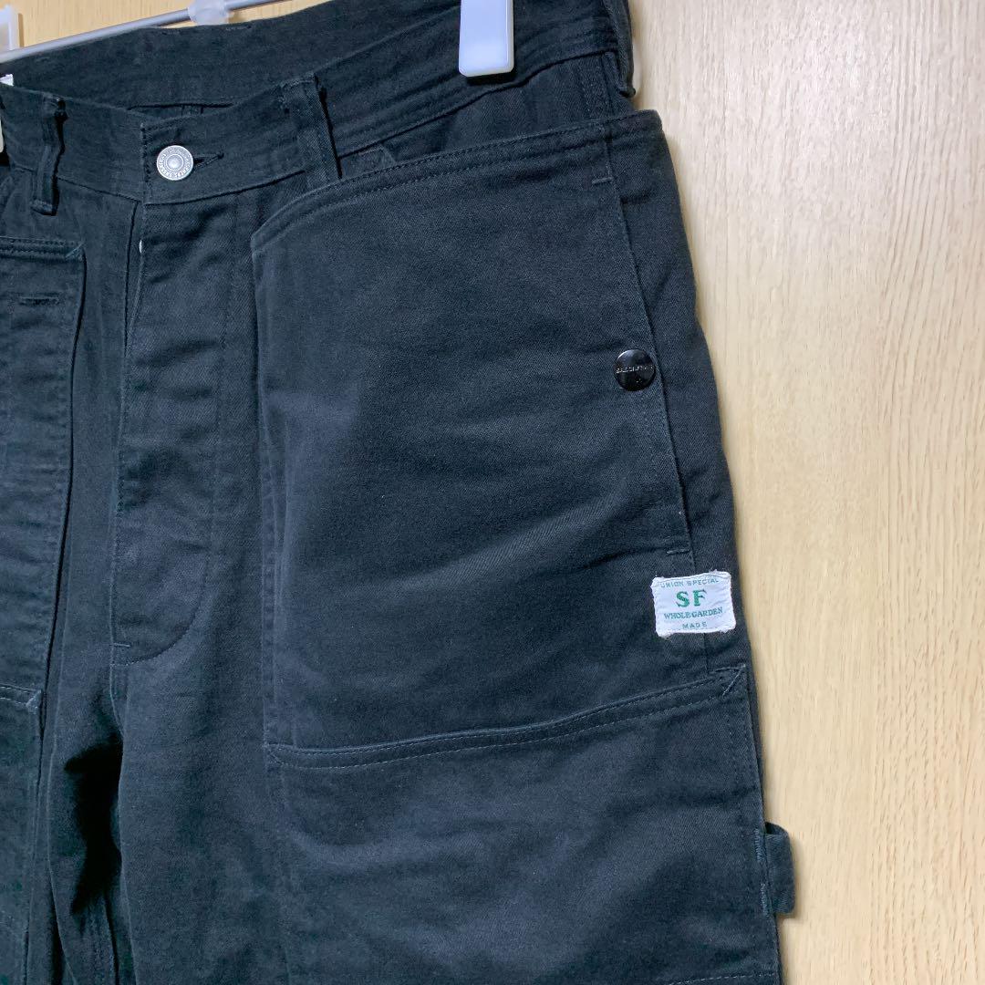にハンドポ 美品 SASSAFRAS FALL LEAF TOUGH PANTS BLK Dm5RQ-m42956805911 カテゴリー