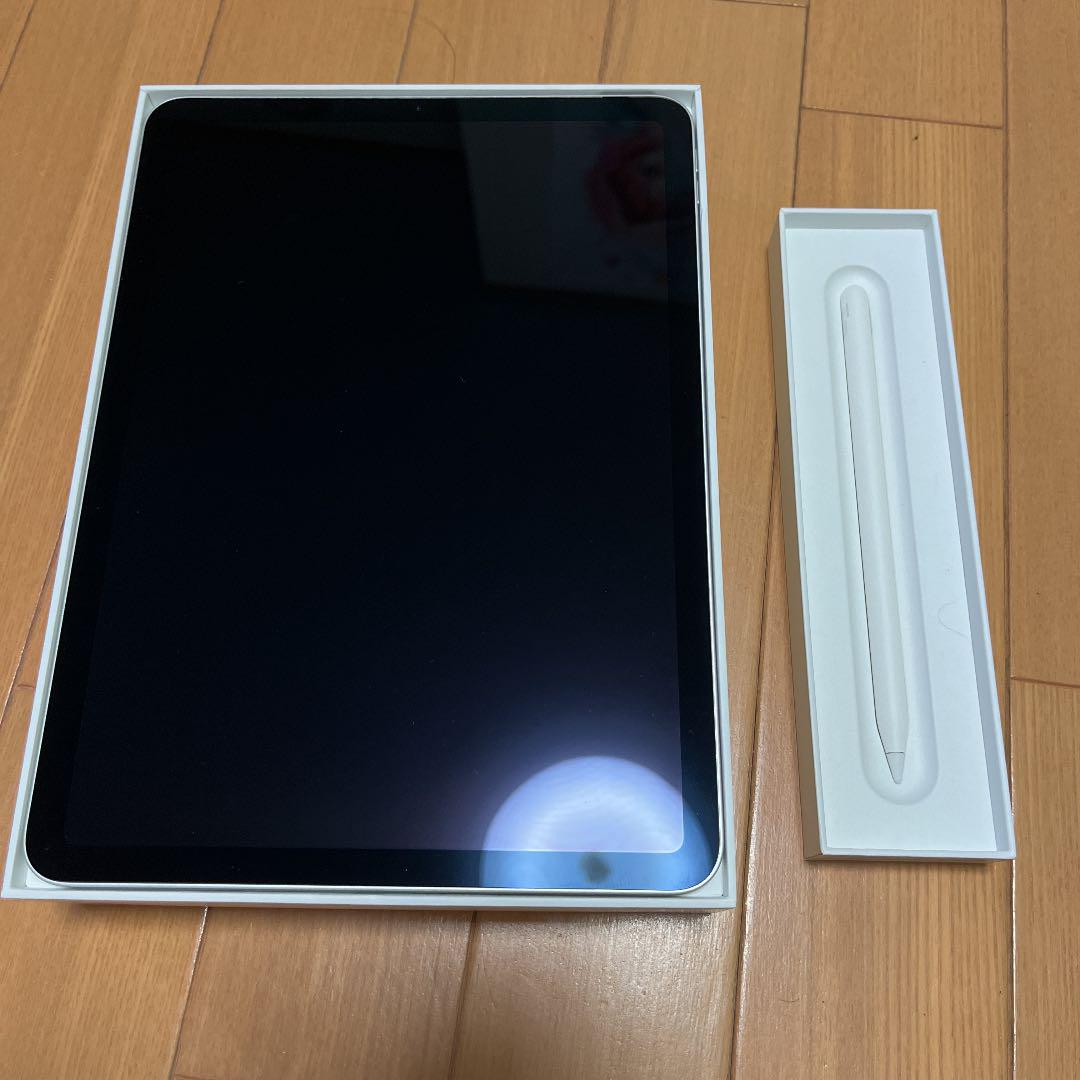 通販低価 iPadAIR アップルペンシル付き Applecareあり KjI30-m42957396551 64GB シルバー SALEHOT