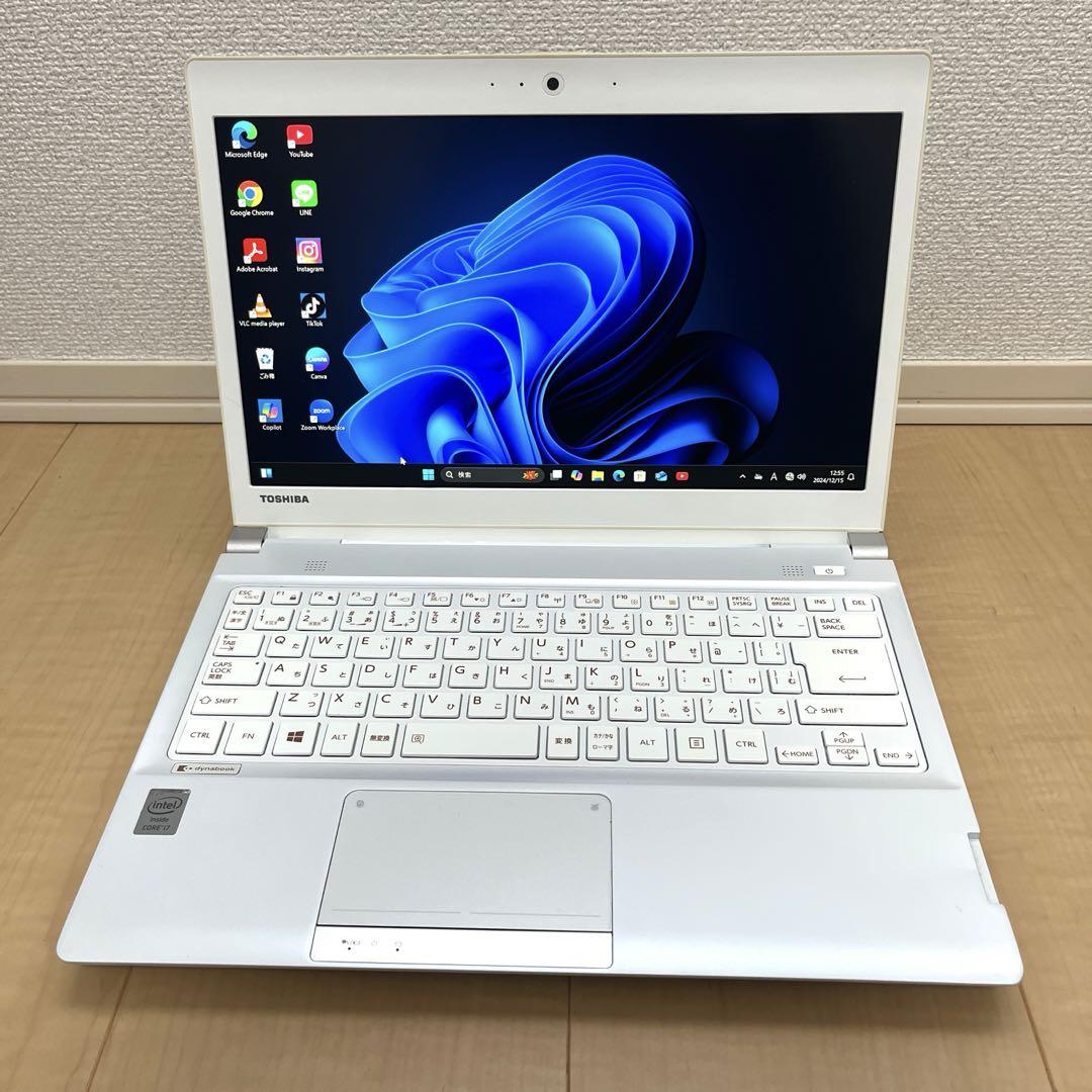 東芝 Core i7 新品SSD256GB Blu-ray ノートパソコン