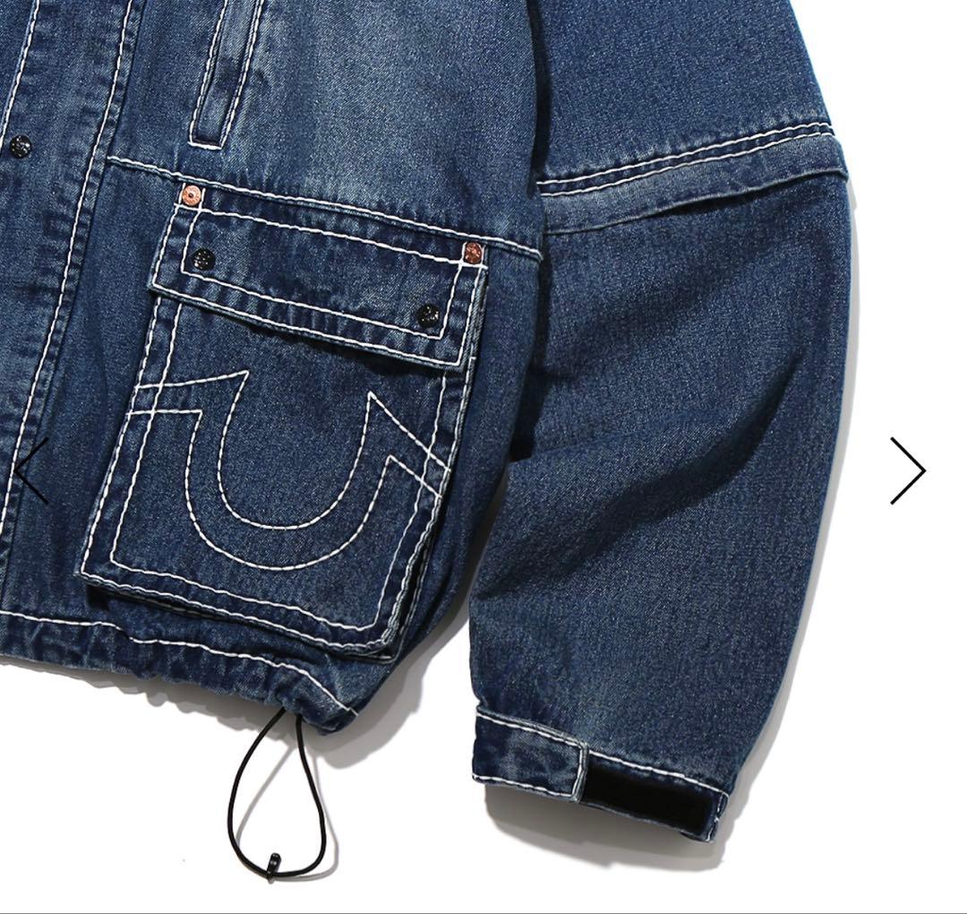 FETCH® X TRUE RELIGION® デニム フード ジャケット L FETCH® X TRUE RELIGION® デニム フード ジャケット L