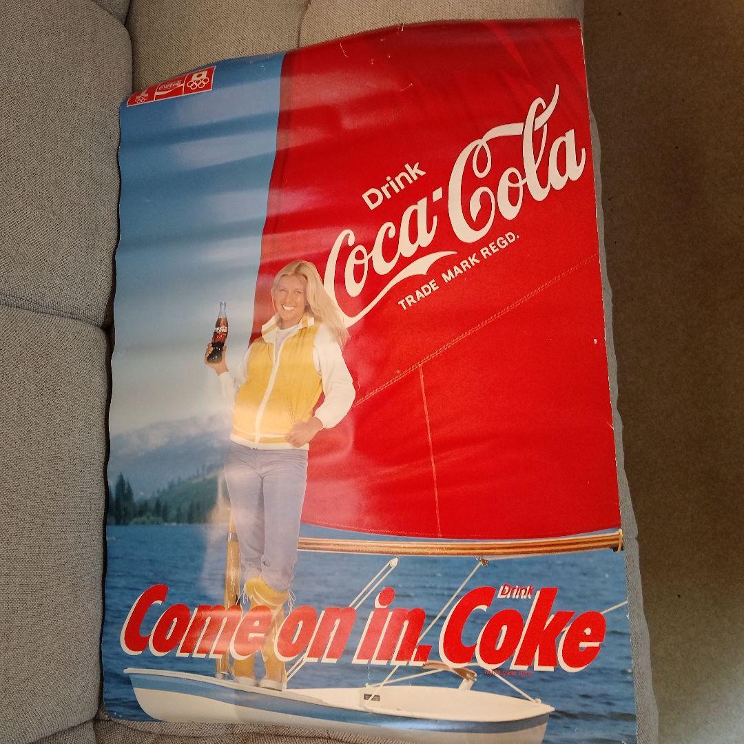 昭和レトロ品コカコーラCome on in, Coke ポスター２枚組！レア物！