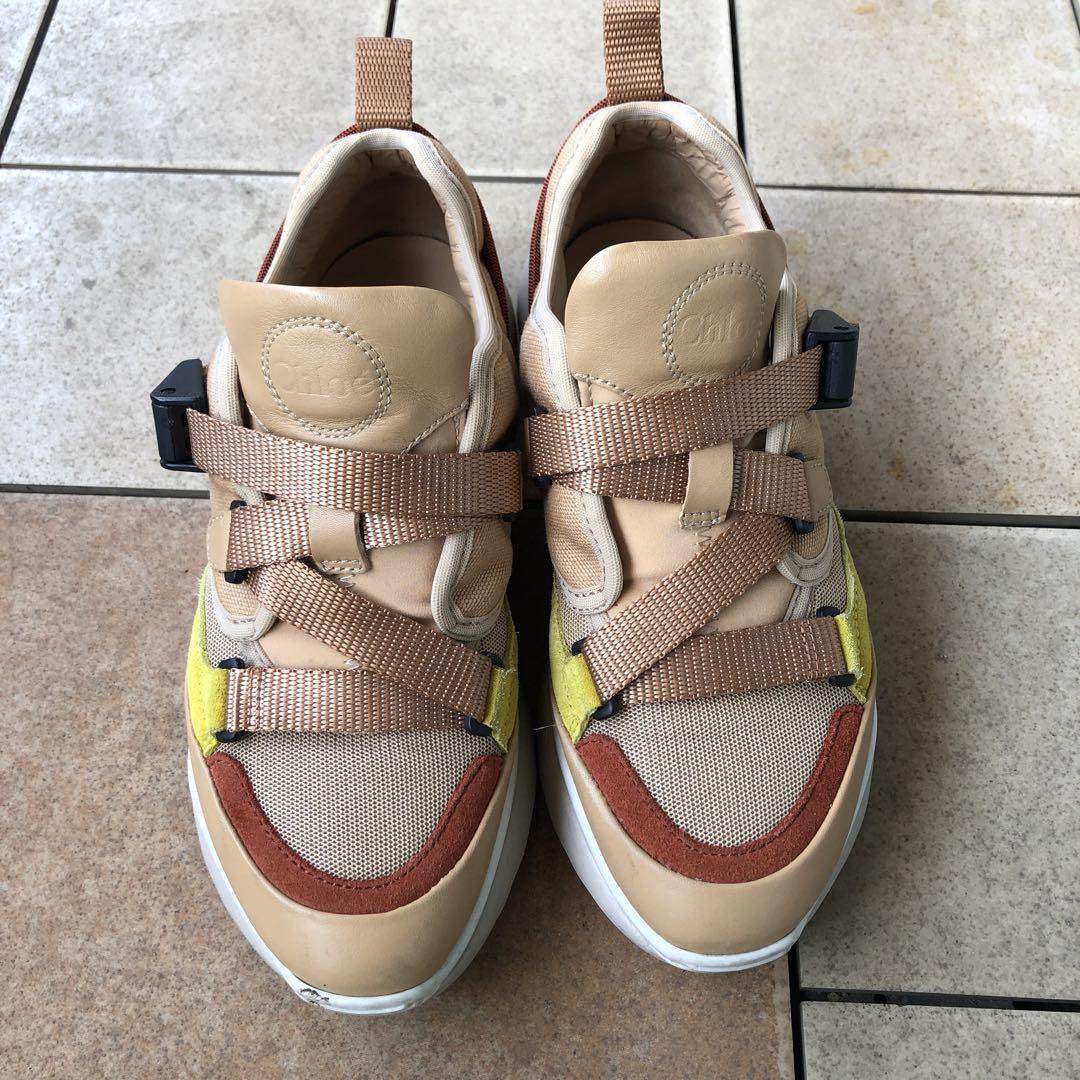 CHLOE SONNIE ロートップスニーカー MAPLE PINK 36