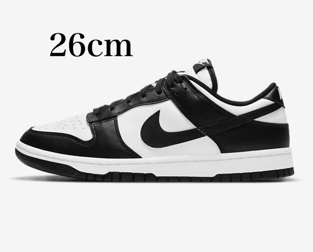 NIKE ナイキダンクローレトロ パンダ　26cm