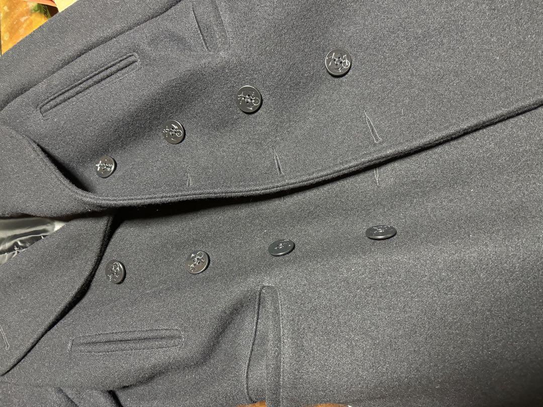 Schott ロングピーコート/ Long Melton Peacoat