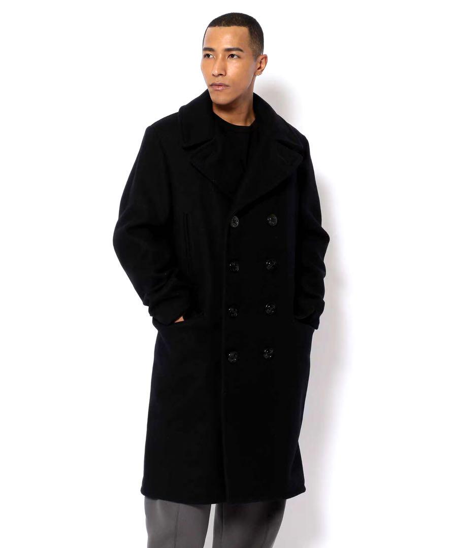 Schott ロングピーコート/ Long Melton Peacoat