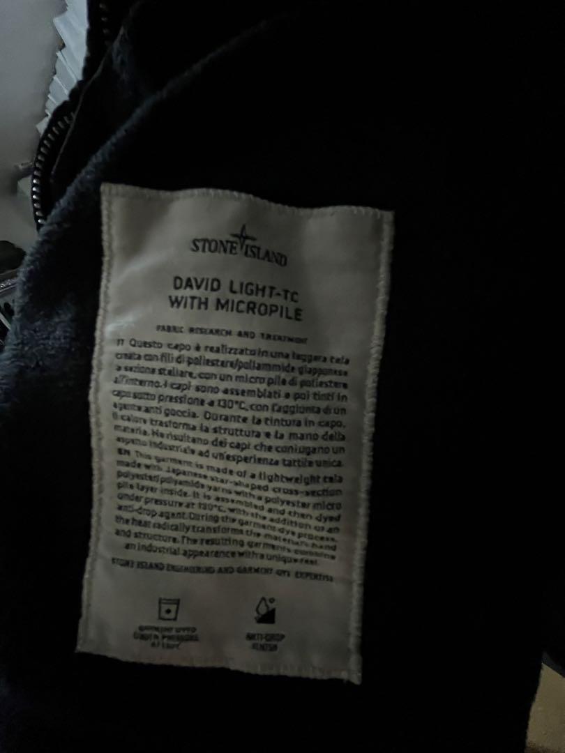 極美品))Stone Island david light tc jacket