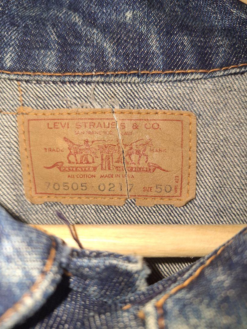LEVI STRAUSS & CO. 70505 Gジャン サイズ50