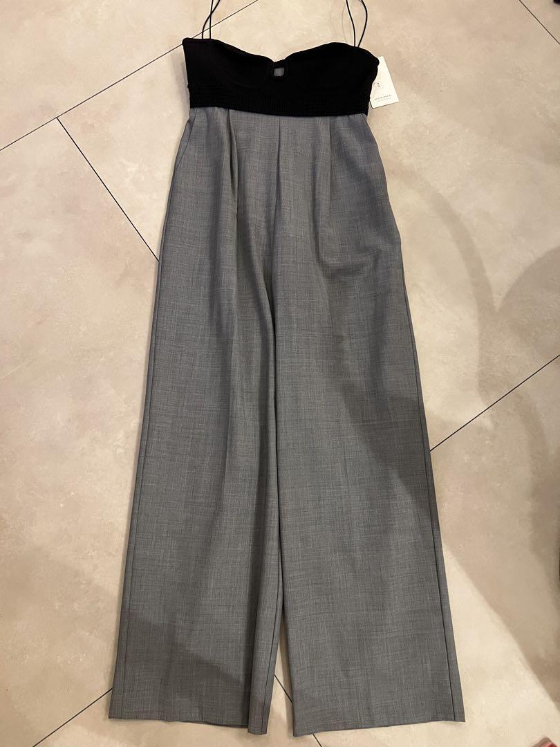 【美品】MAISON SPECIAL ハンドニットビスチェオールインワン