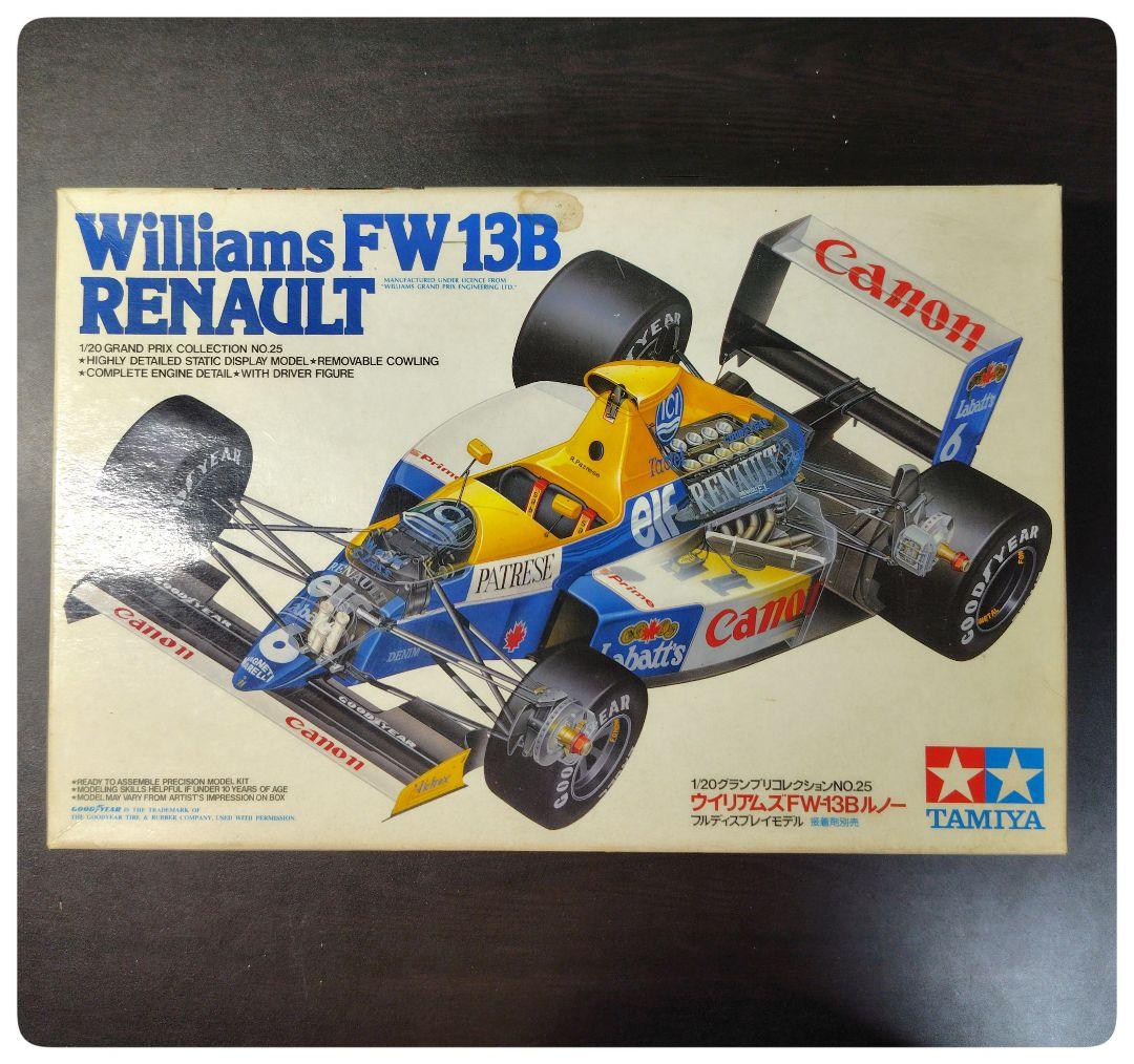 未組立】タミヤ 1/20 ウィリアムズ FW 13B ルノー 訳あり - メルカリ