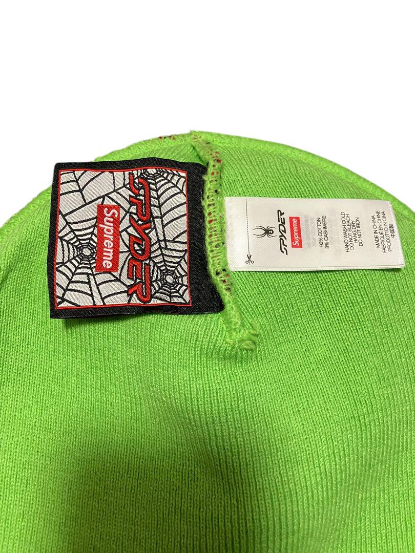 ●【新品】Supreme Spyder Beanie Green