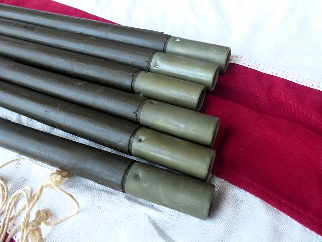 1968” 米軍実物 ナム戦 デッド!　テントポール　6本セット 軍幕 263