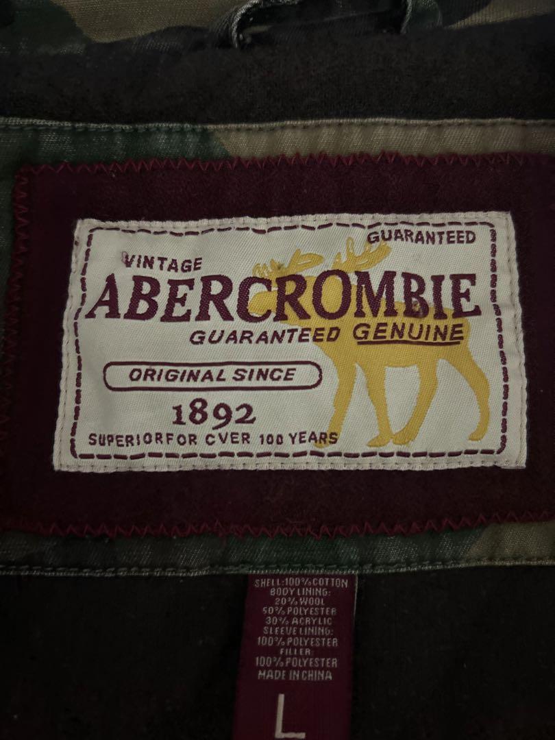 ABERCROMBIE 迷彩 ミリタリージャケット Lサイズ