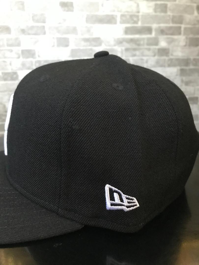 NEW ERA×RON HERMANシンプルRロゴスナップバックキャップBK