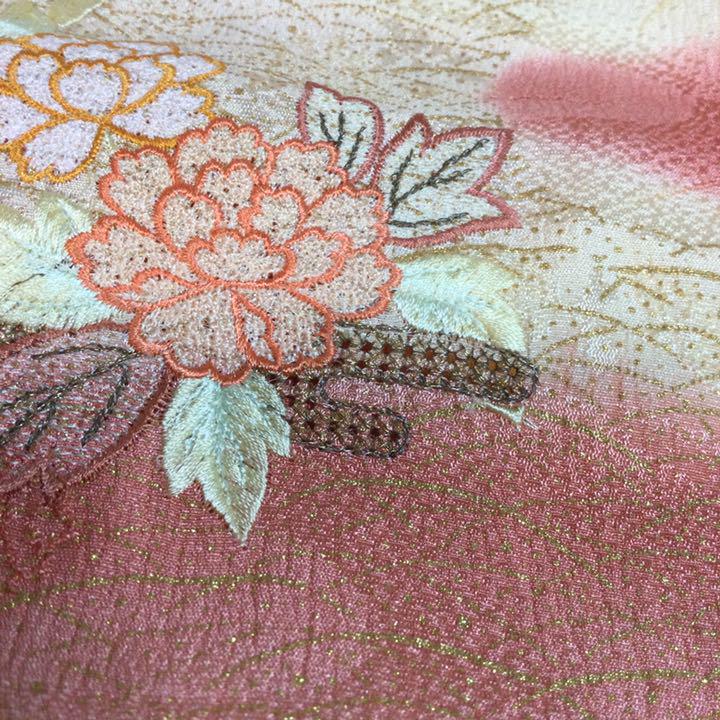 SALE限定SALE 専用 Lサイズ草履バッグ B533 か-正絹 帯揚 汕頭刺繍 金彩 花柄 帯締 RSsmy-m42972635489 2022春夏